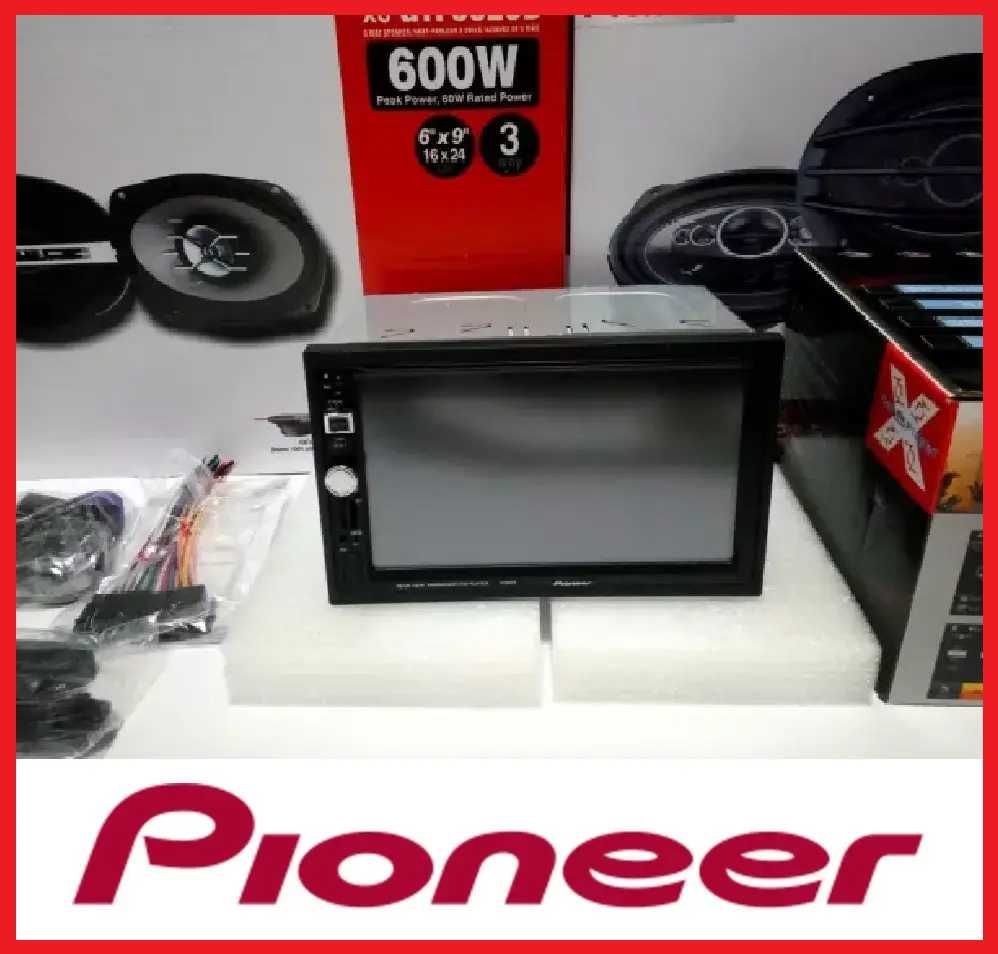 Автомагнитола 2din Pioneer 7042 USB,SD, Video + пульт на руль гарантія