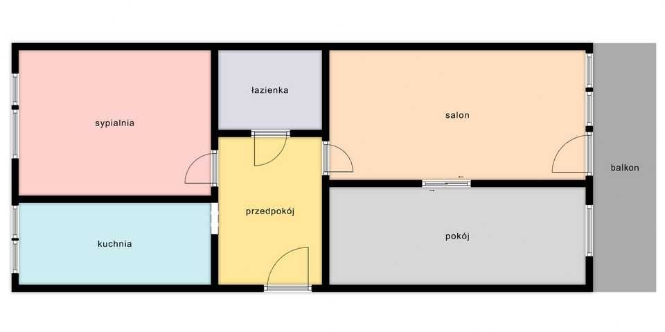 Gotowe do zamieszkania dwustronne mieszkanie 53 m² – ul. Podwisłocze