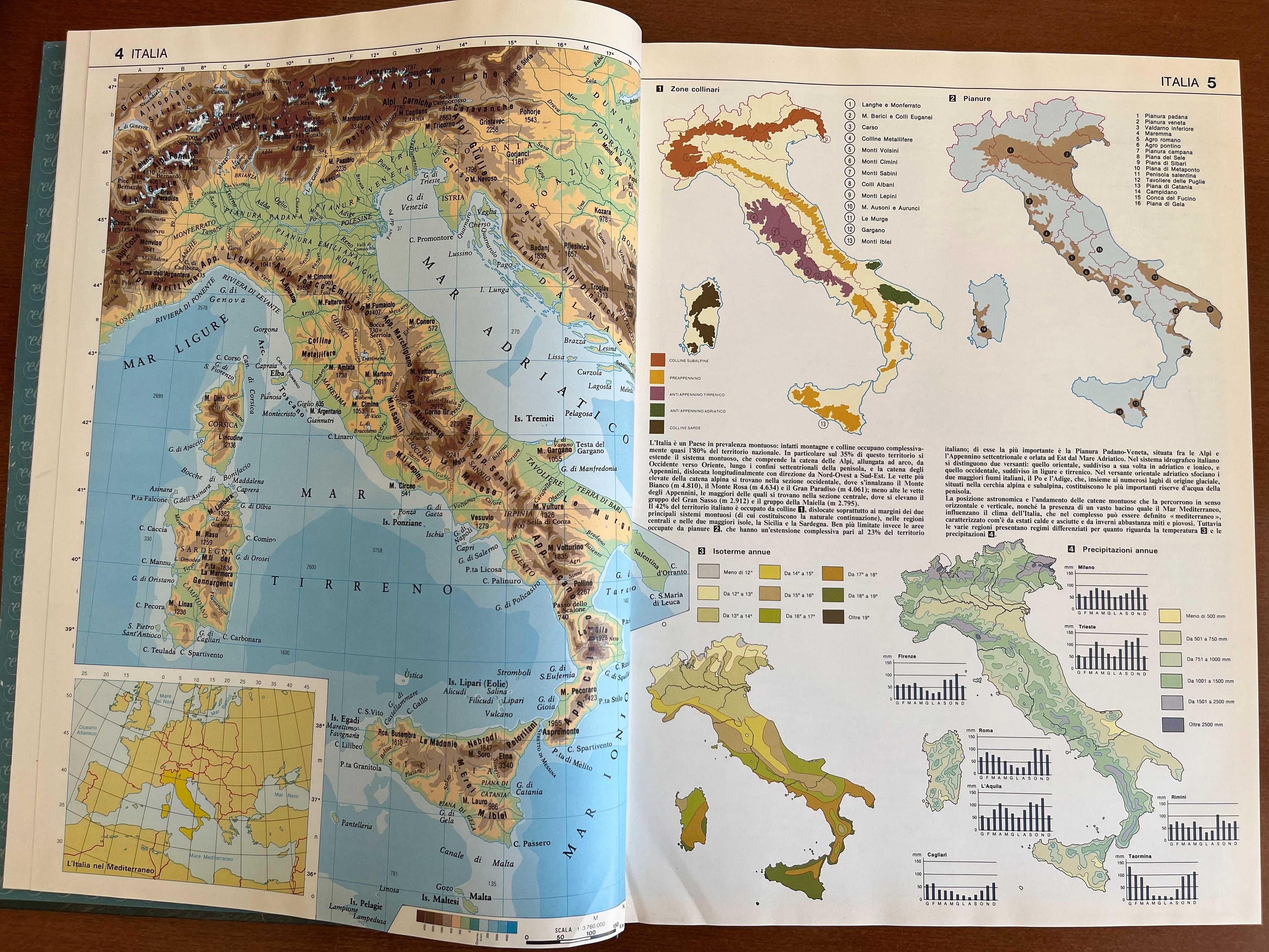 Libro-Atlante Di Geografia