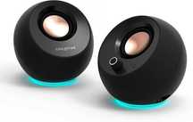 Colunas Creative Pebble Pro 2.0 Áudio USB-C Bluetooth 5.3 e RGB