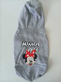 Bluza z kapturem dla psa ubranko Disney Myszka Minnie roz. L