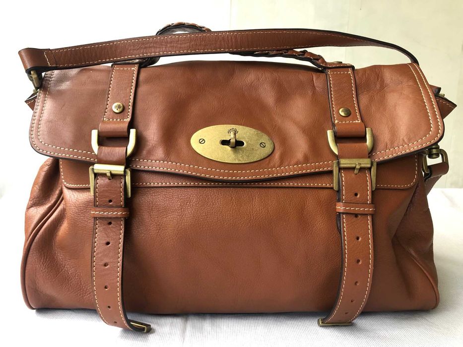 Кожаная сумка Mulberry Alexa