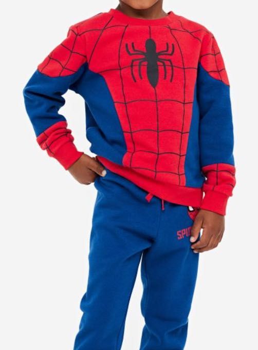 Spider-Man Bluza i joggersy spodnie komplet NOWY 134