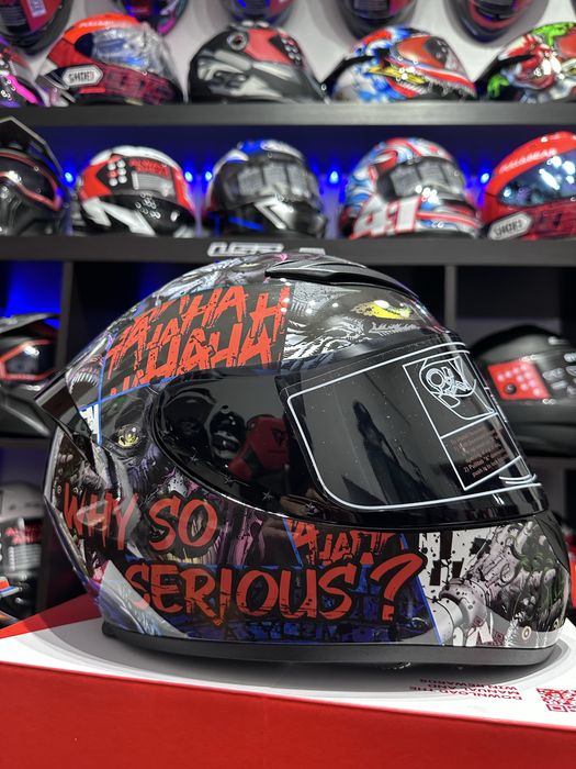 Capacete jockey  NOVO ediçao DC coringa