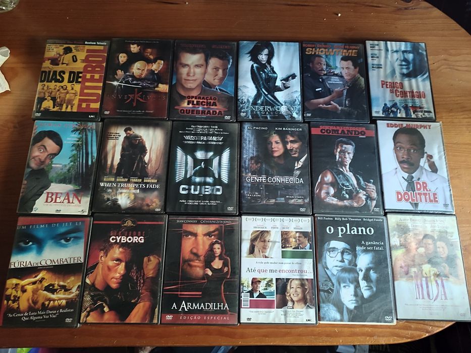 Vários DVDs para venda (valor de cada um na descrição)