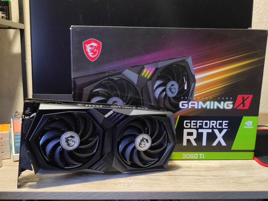 Відеокарта RTX 3060ti msi Gaming X 8 gb
