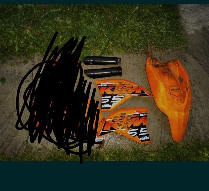 plastiki ktm sx 65 rok 9-15 CENA ZA CAŁOŚĆ