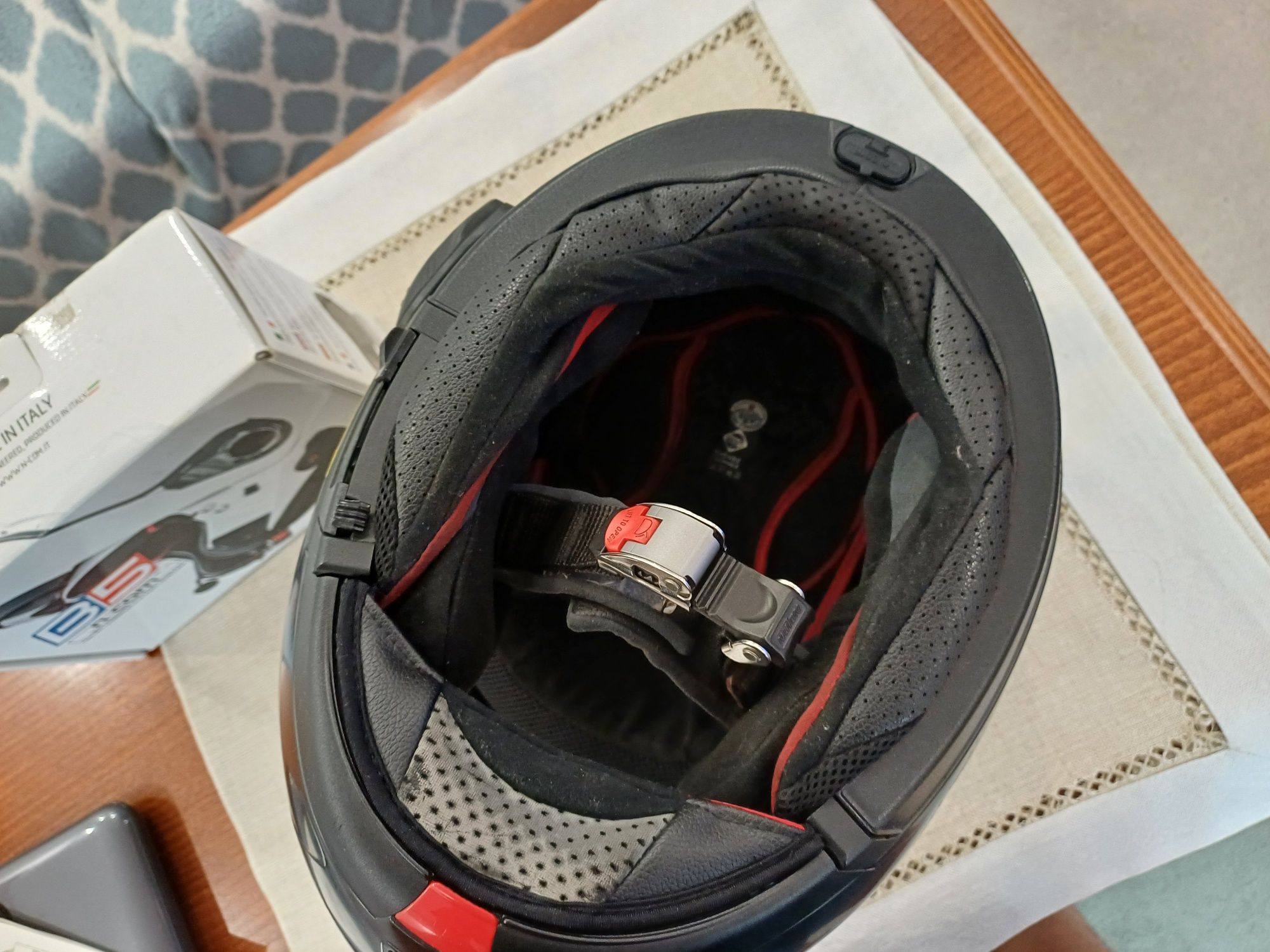 Kask nolan N104 EVO L + interkom n-com b5