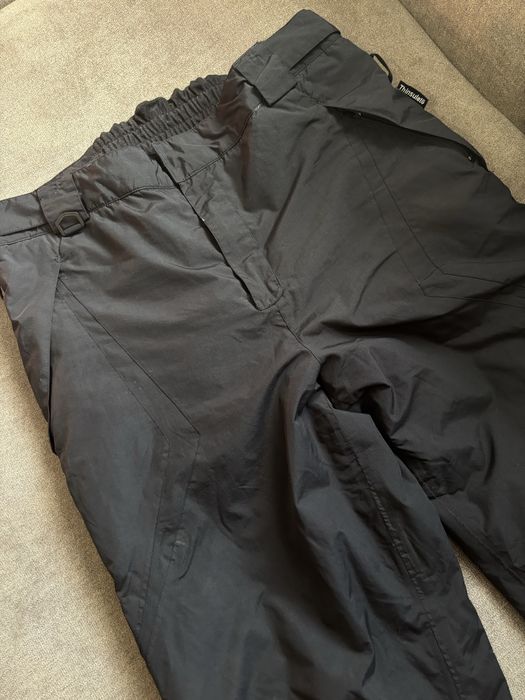 Spodnie narciarskie Thinsulate, rozmiar L – czarne, bardzo ciepłe!