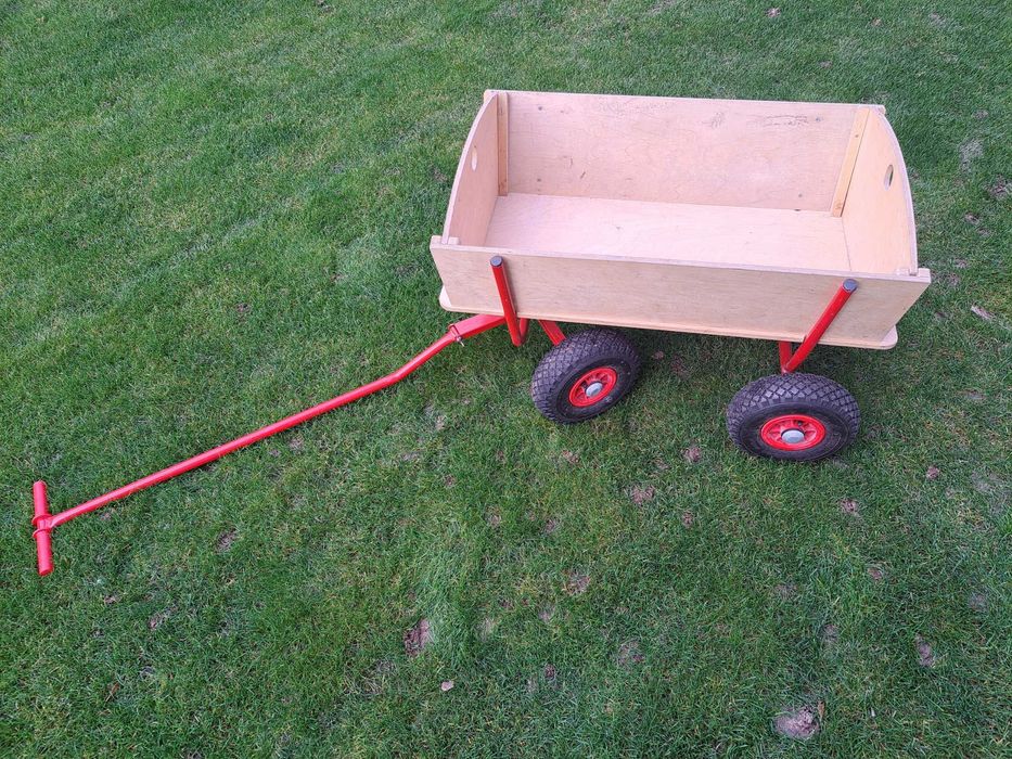 Wózek transportowy pompowane koła dla dzieci