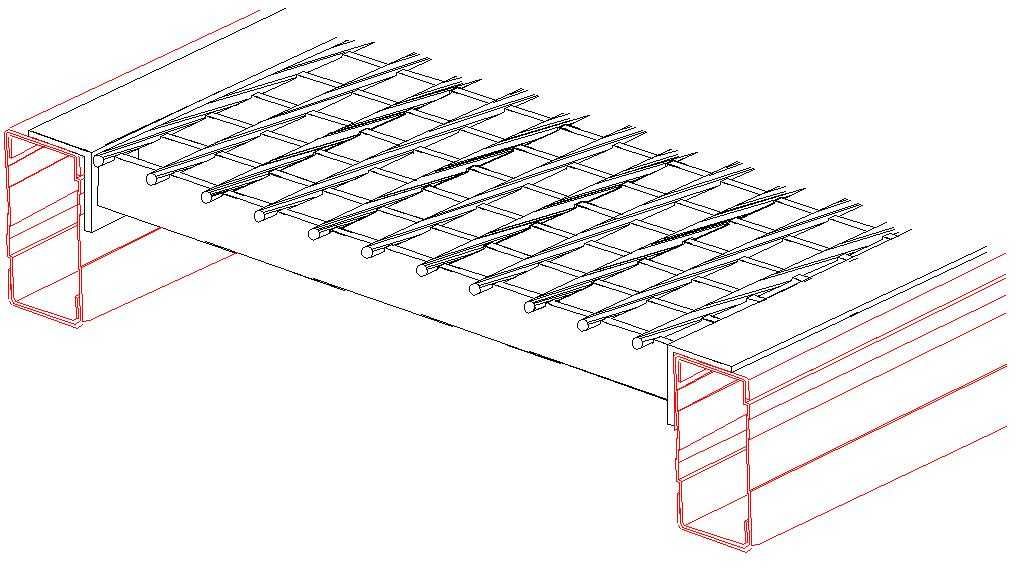 Krata półkowa nowa do regału paletowego 1T wpuszczana 110cm