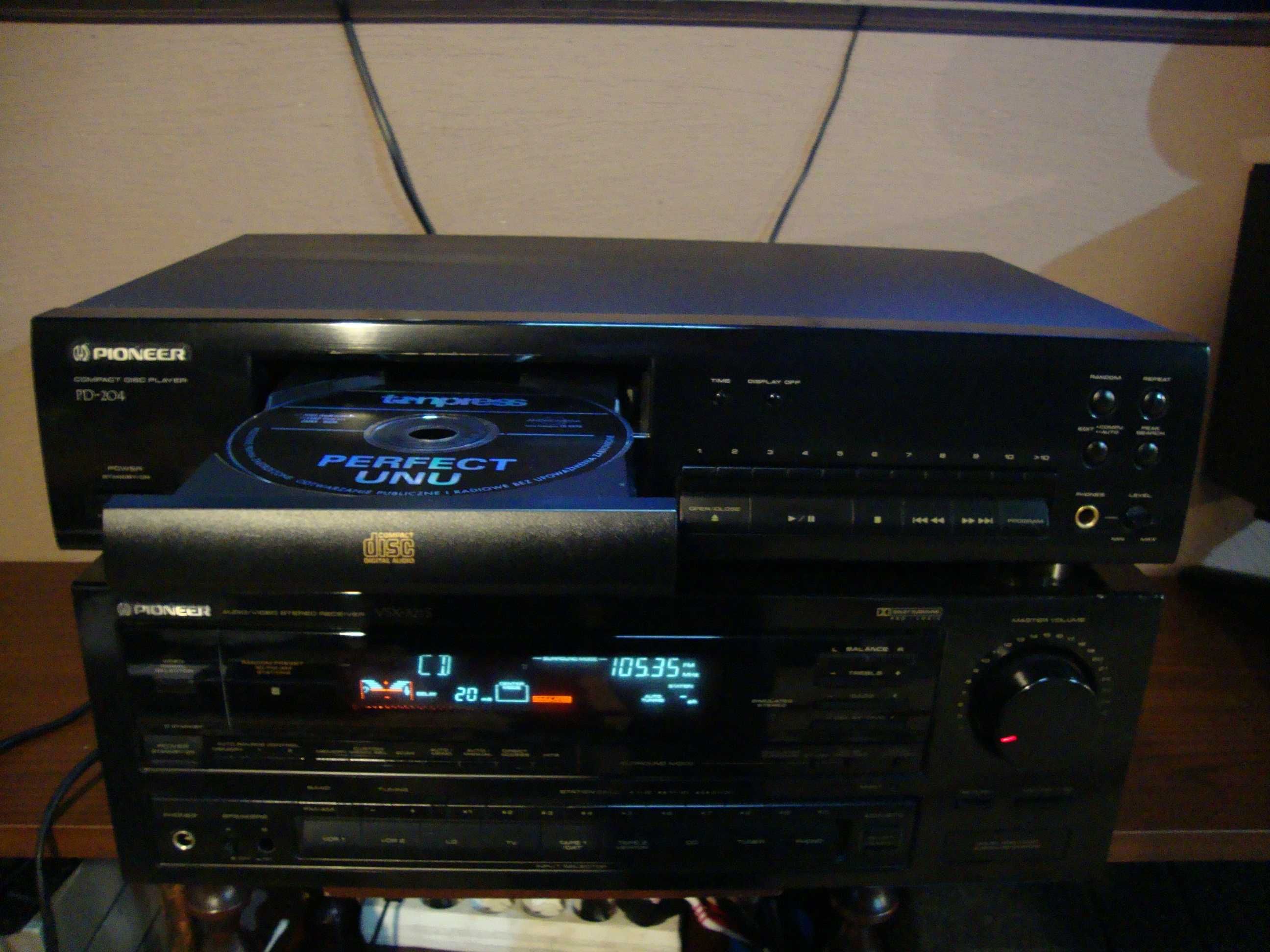 Okazja! Nietuzinkowy*PIONEER*Amplituner VSX-521S +?? CD PD-204??