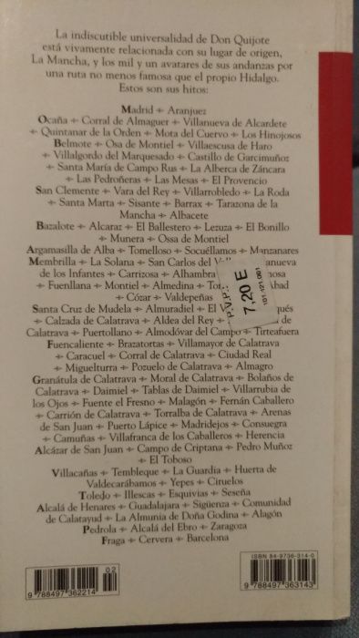 Las rutas del Quijote - książka po hiszpańsku