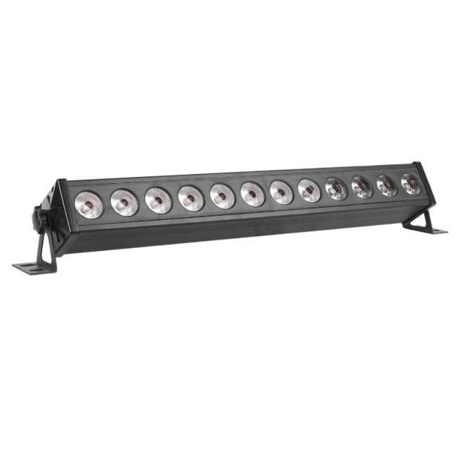 Listwa Belka LED BAR 12x3W RGB Mix Kolorów Stroboskop DMX + Pilot