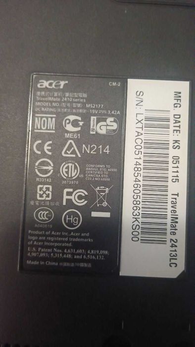 Ноутбук Acer Travel Mate 2410