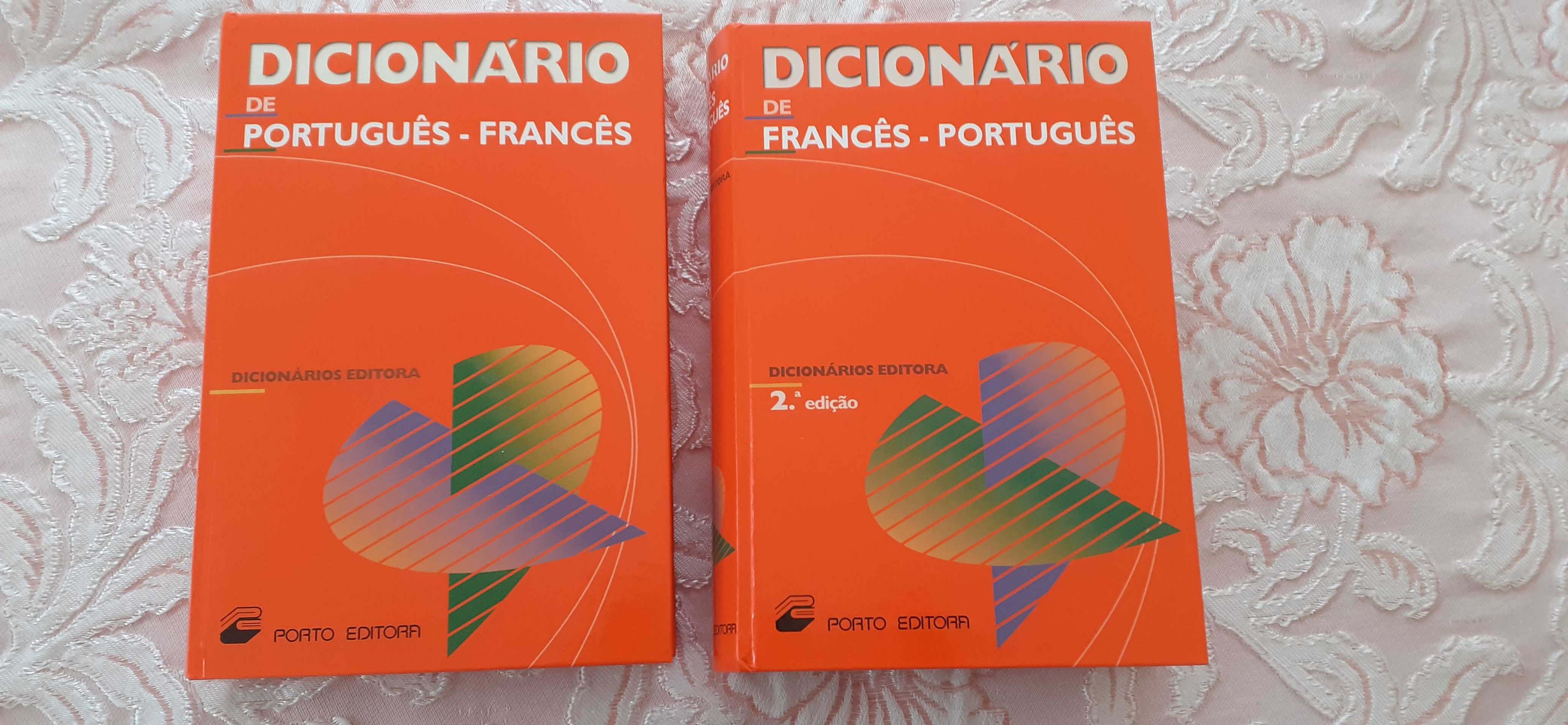 Conj. dicionários Português-Francês e Francês-Português (BARATO)