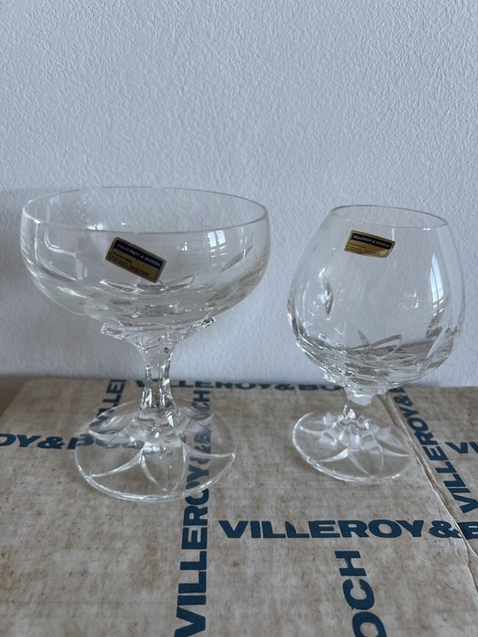 Вінтаж: кришталеві келихи креманки  колекціі Vilkeroy&Boch Iris