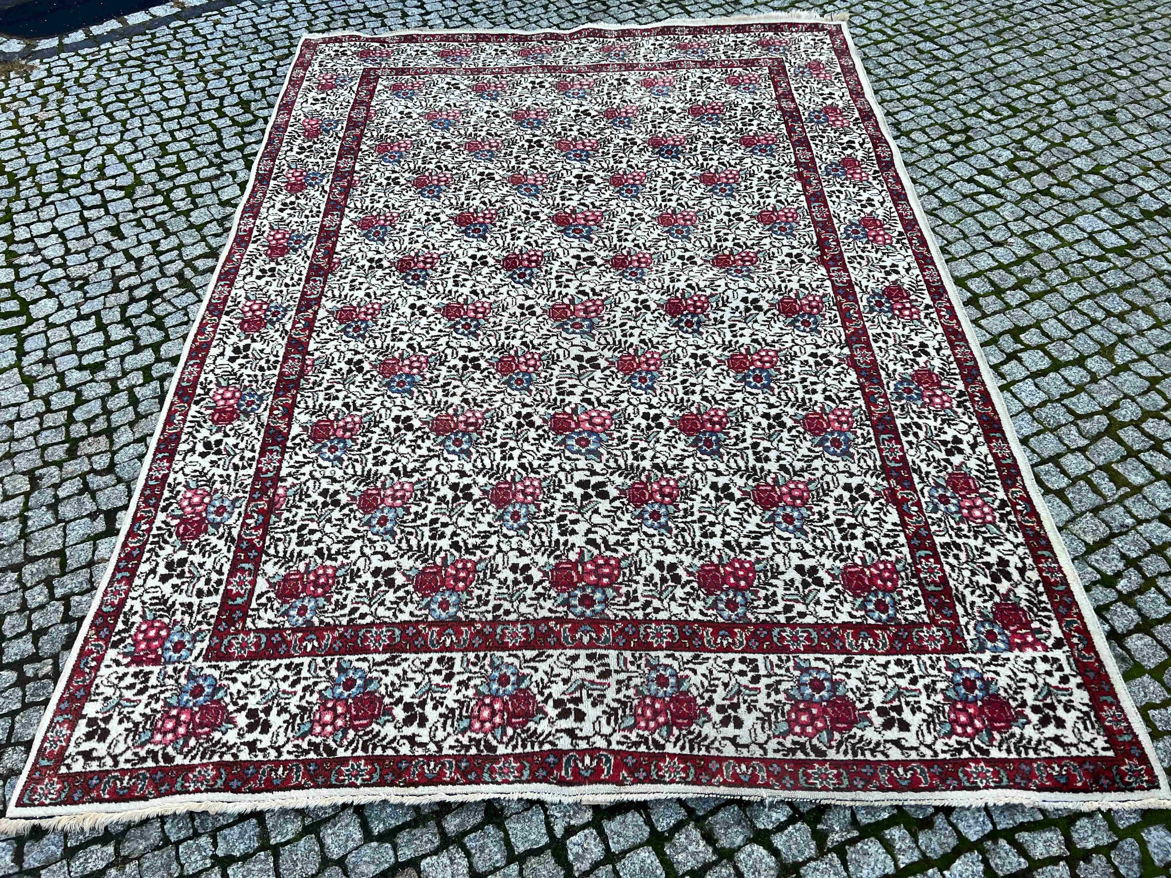 100 letni dywan perski wełniany vintage Iran  285x195 galeria 9 tys