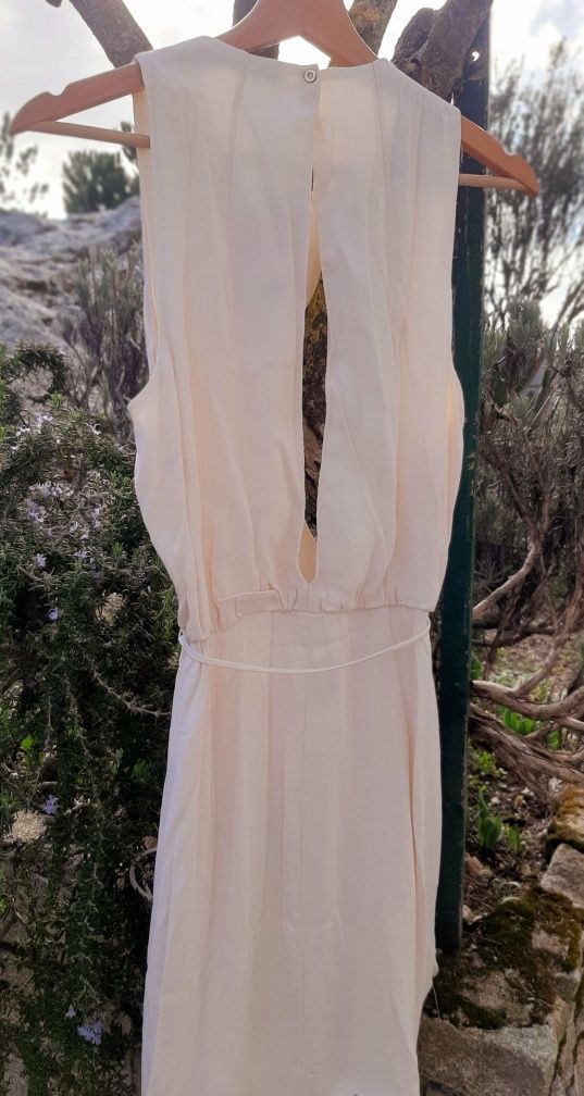 Vestido bege - MANGO