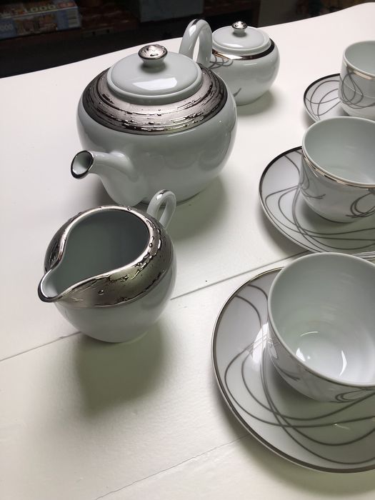 Serviço de café e serviço de Chá PORCEL Platine Dance