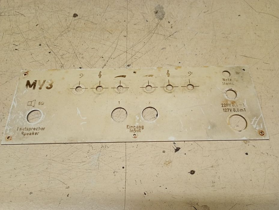 Panel vermona mv3 wersji bialej