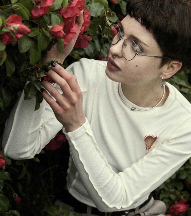 Лонгслів укорочений від укр бренду Mogozine (Masculine.Femone)