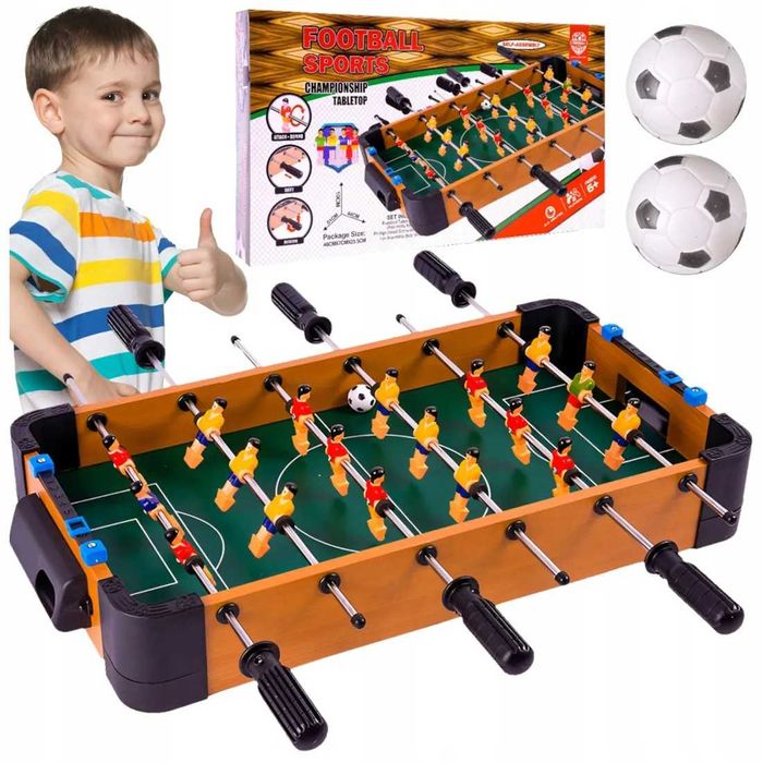 Piłkarzyki Stołowe Mini Gra dla Dzieci i Dorosłych 50x25cm HIT OKAZJA