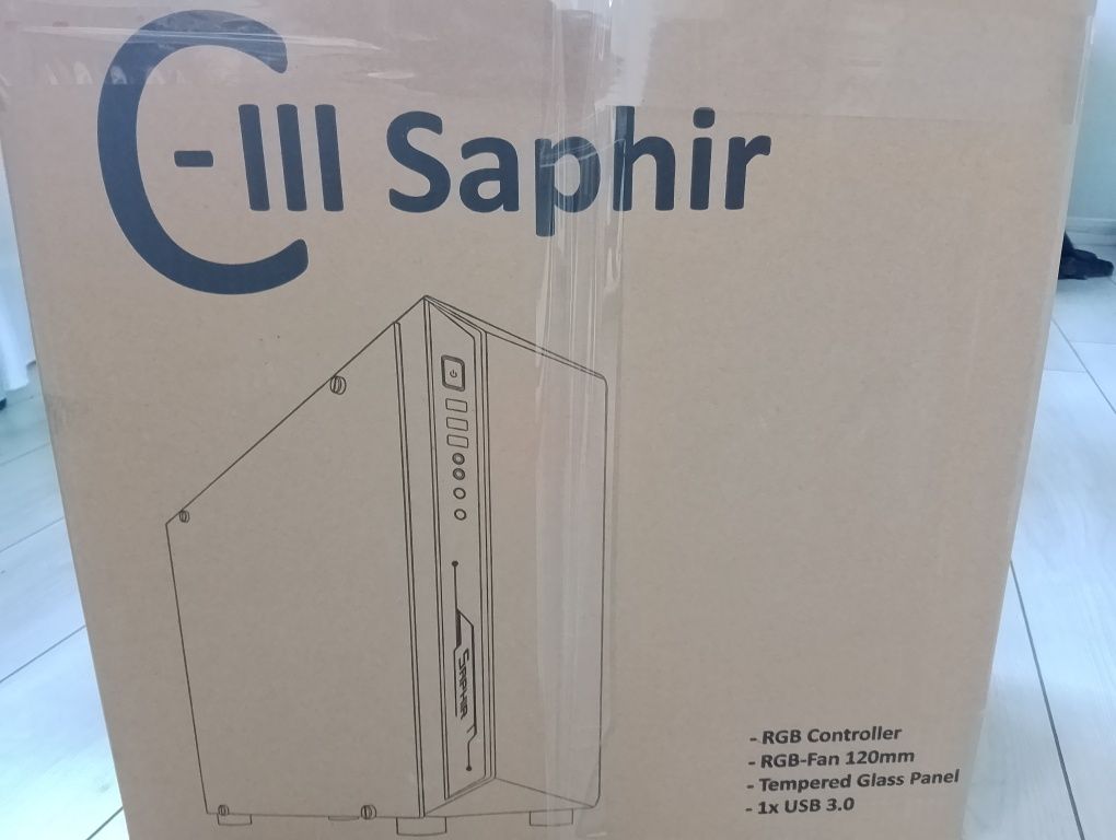 Корпус ПК Inter -Tech c-3 Saphir