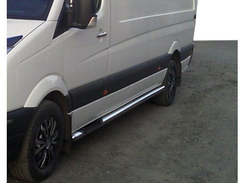 Бічний поріг підніжка (труби сталь, 2 шт) Mercedes Sprinter 906