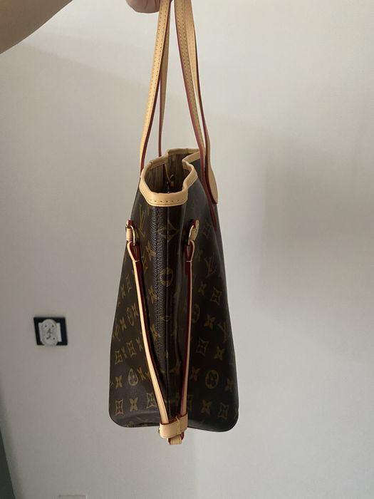 Louis Vuitton MM neverfull skóra naturalna