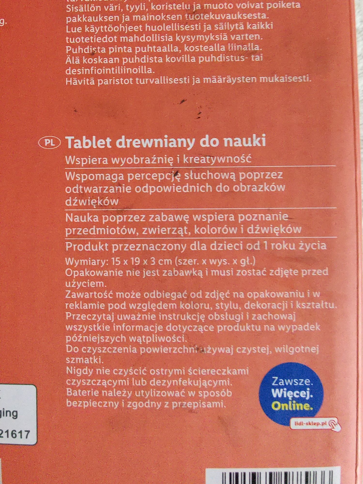 Nowy drewniany tablet Playtive Montessori