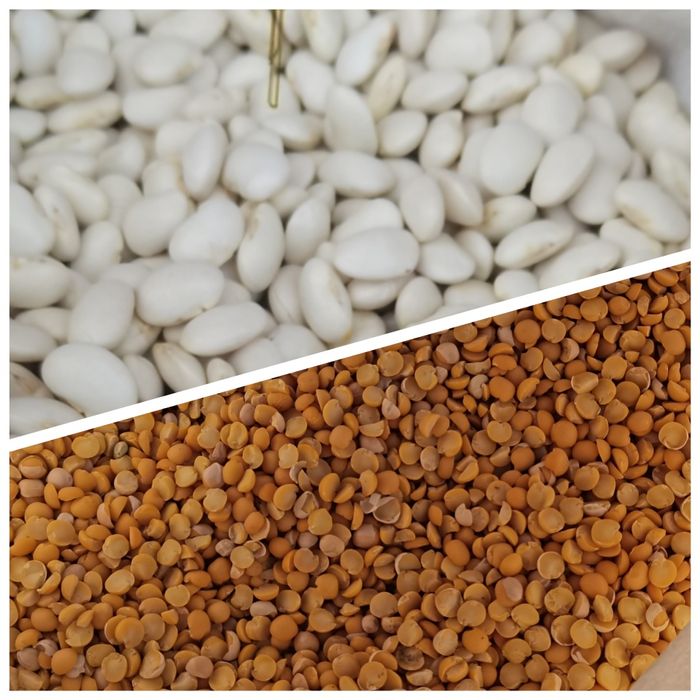 Mega Paka Fasola Jaś + Groch Połówki