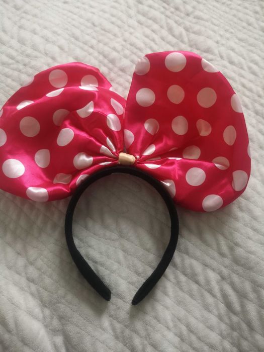 Opaska Disney różowa Mini Mouse kokardka kokardka dla dziewczynki