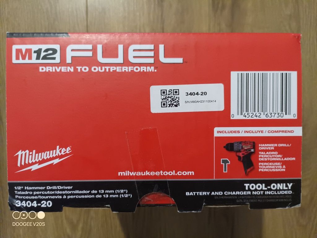 Milwaukee 3404-20 3401-20 m12 Fuel компактні шуруповерти
