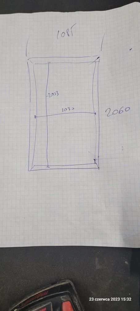 Drzwi metalowe dwuskrzydłowe