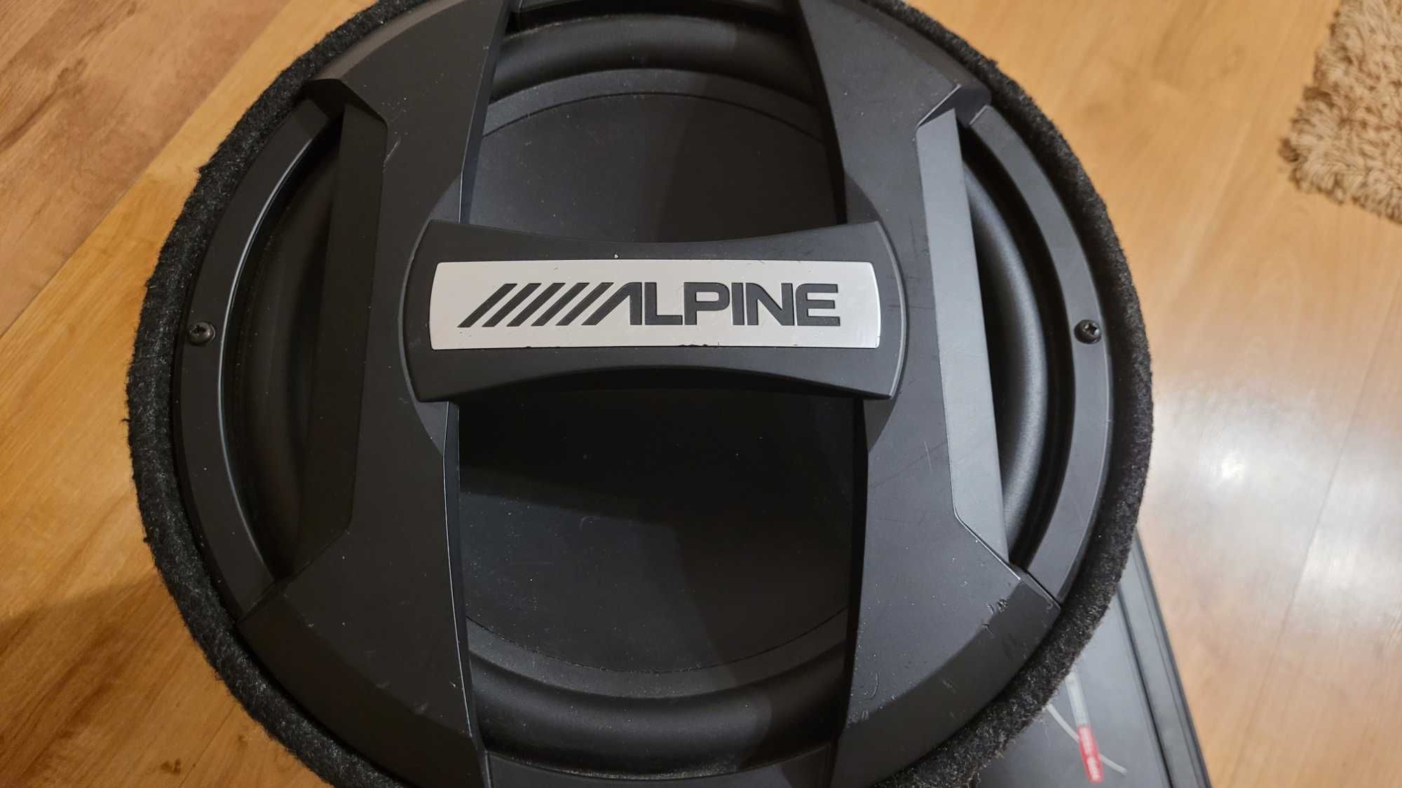 Tuba Alpine 1000W+wzmacniacz Carpower 750W