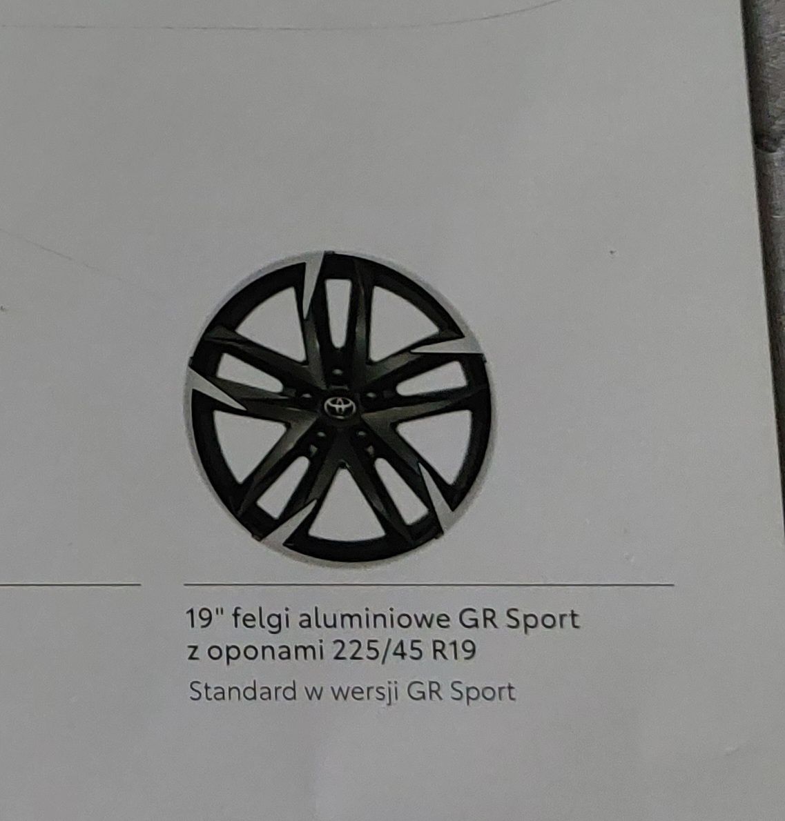 Koła wraz z felgami aluminiowymi Toyota CH-R GR SPORT