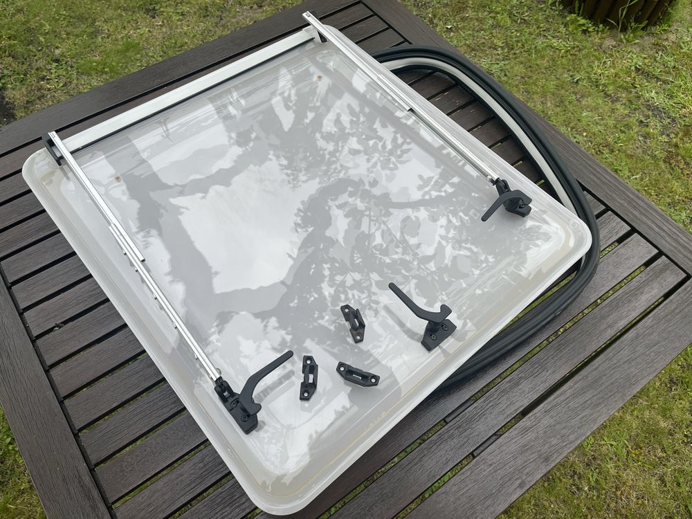 okno kamper przyczepa POLYPLASTIC 55x59