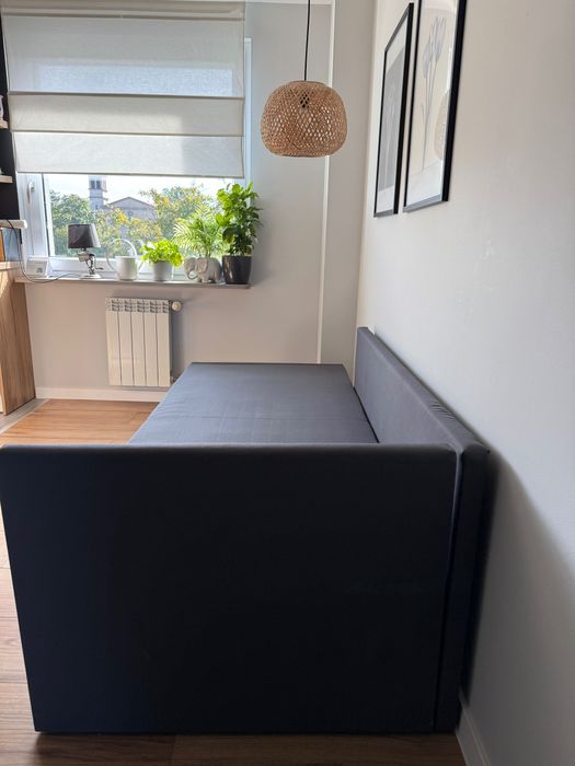 Ikea OTEREN tapczan, łóżko 90x200 szary