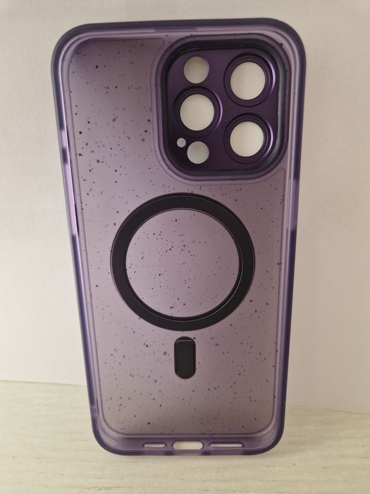Tel Protect Magnetic Splash Frosted Case do Iphone 15 Pro Fioletowy