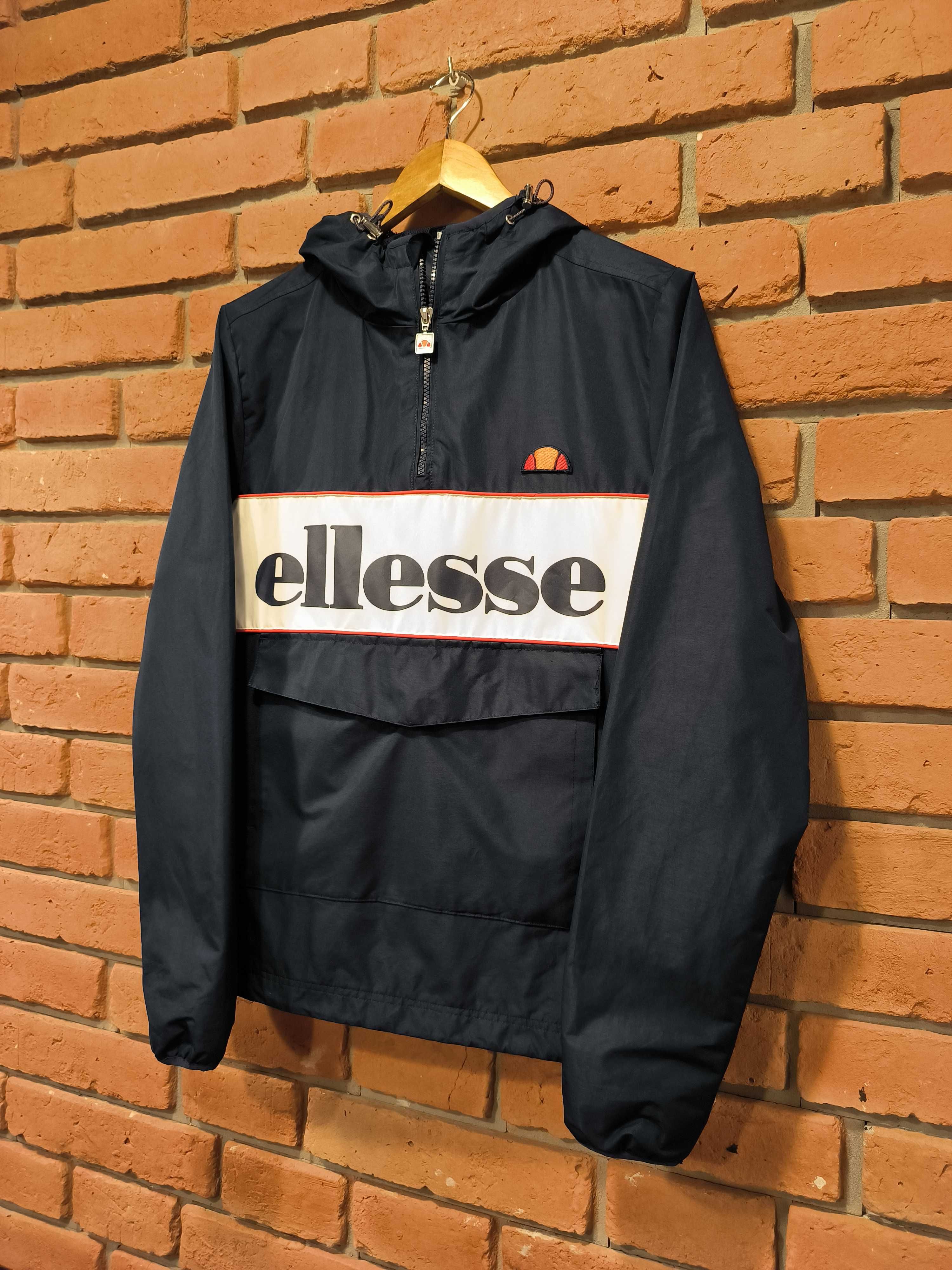 Kurtka Wiatrówka Anorak Ellesse Duże Logo Męska