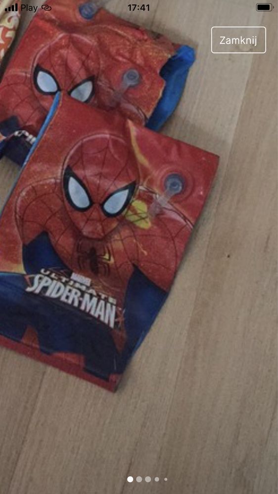 Spider Man japonki 18 cm i rękawki Spider.