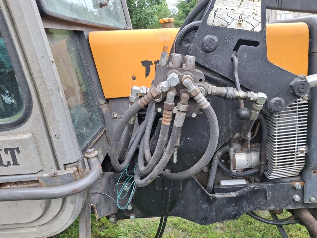 Tur, ładowacz czołowy stoll, krokodyl, adaptacja renault 75-14