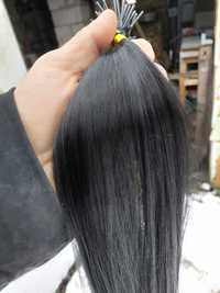 Włosy pod ringi ok 57cm - 100 pasm - BLACK /264