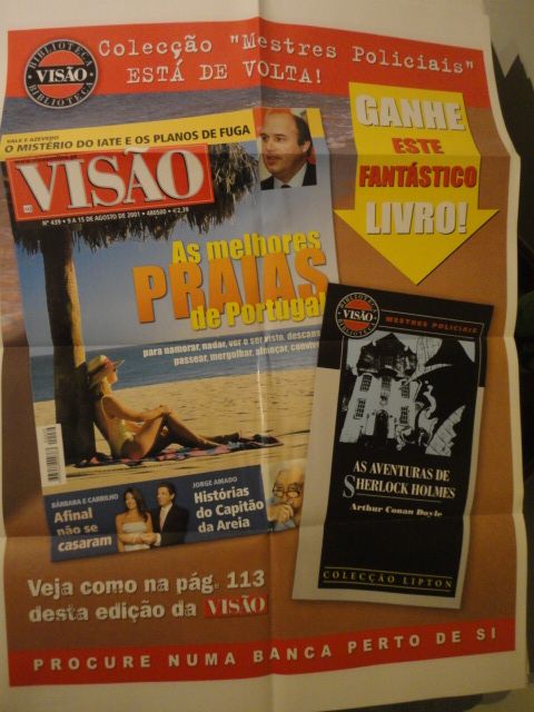 Posters Gigantes Capas Revistas Caras e Visão 70 x 50 cm