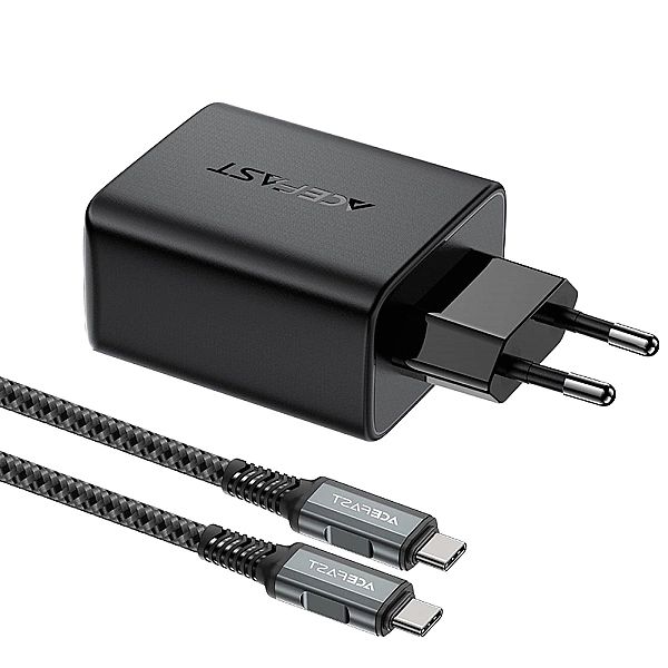 Ładowarka GaN Acefast A17/65W USB-C / USB-A, adapter HDMI 4K 60Hz (zes