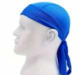 Durag Chusta Na Głowę Niebieska Prezent Streetwear Y2K