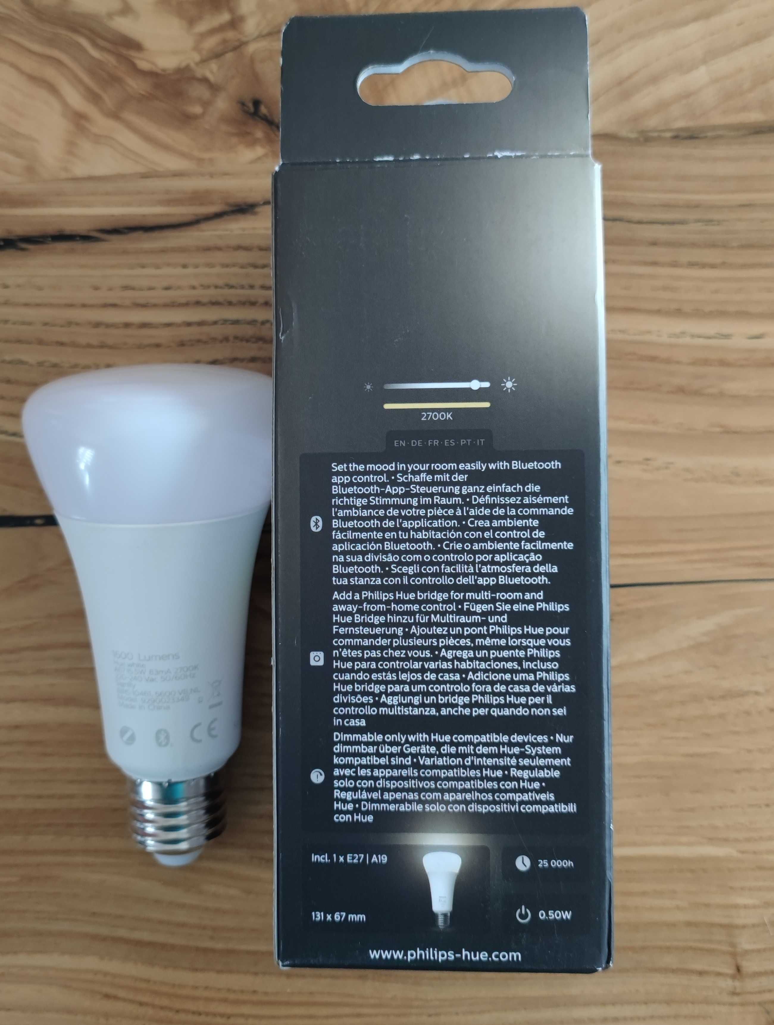 PHILIPS HUE White 1 szt. E27 A67 1600lm