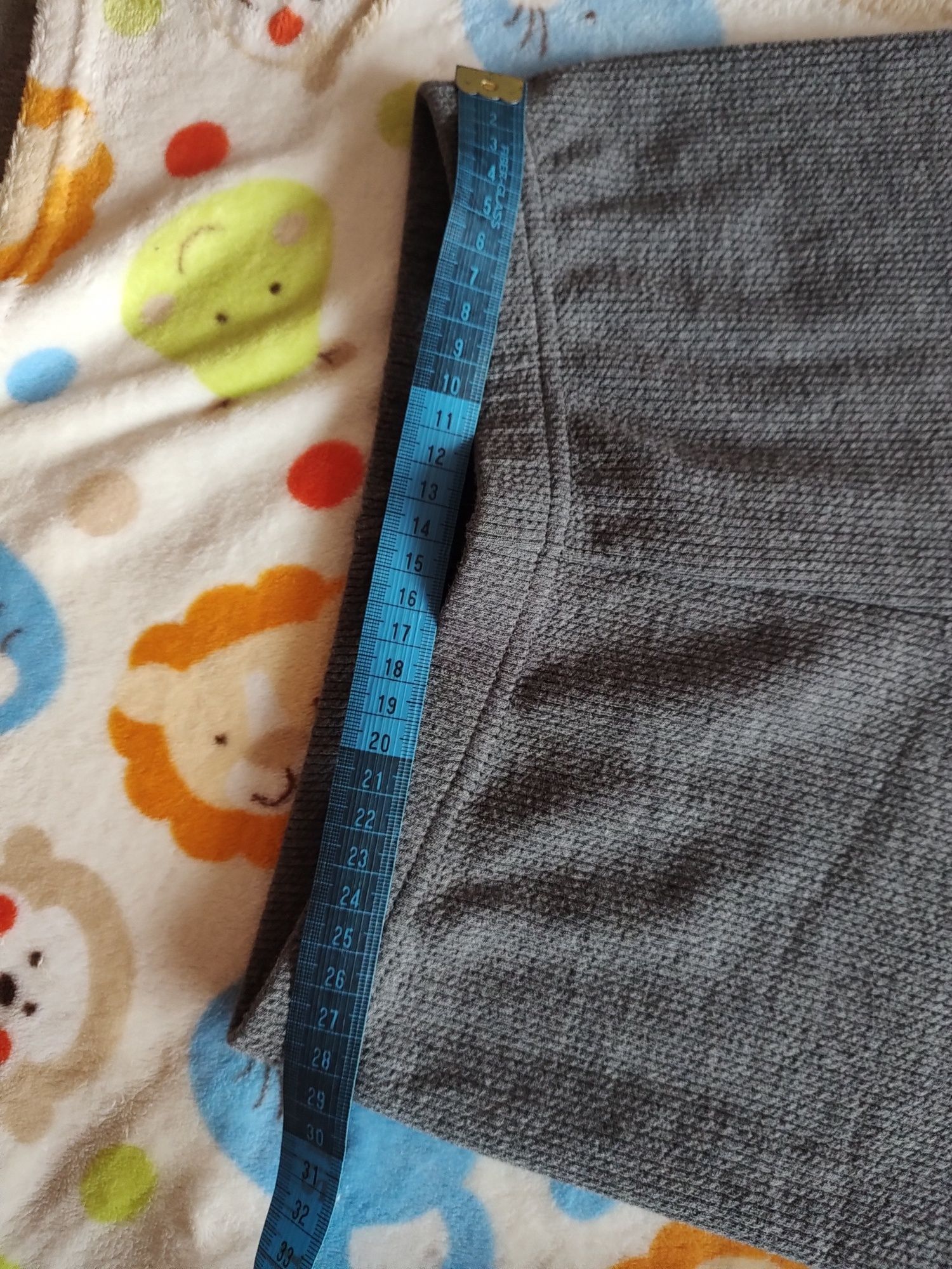 Legginsy spodnie dla dziewczynki szare r164