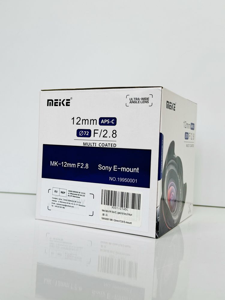 Фото Об’єктив Meike Optics Multi Coated 12 мм f/2.8 72 мм Sony E-mount